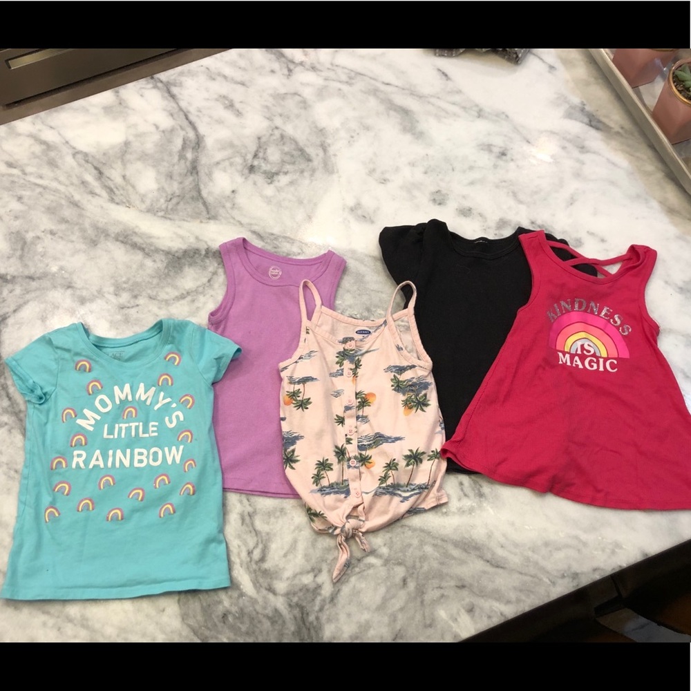 Bundle of Summer shirts- size 4/5s